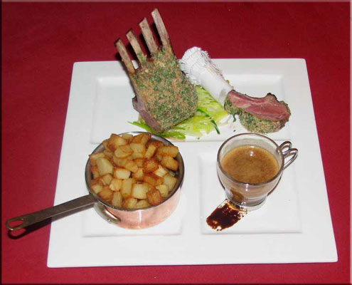 Garlic and Parsley Rack of Lamb