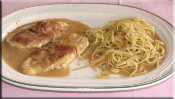 chicken saltimbocca