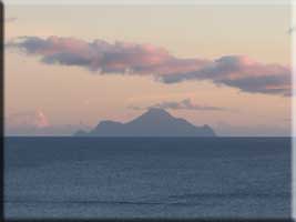 Saba at sunset