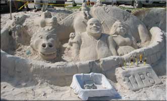 Sand sculpture